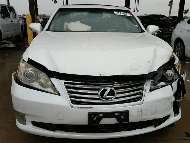 JTHBK1EG8A2404408 - 2010 LEXUS ES 350 WHITE photo 9