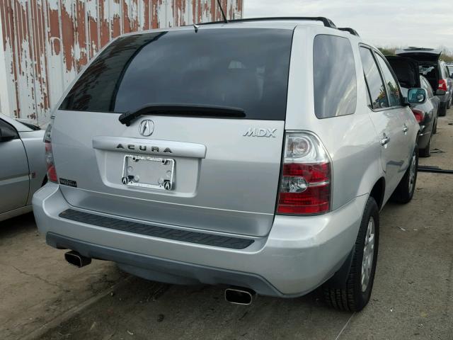 2HNYD18654H560730 - 2004 ACURA MDX SILVER photo 4