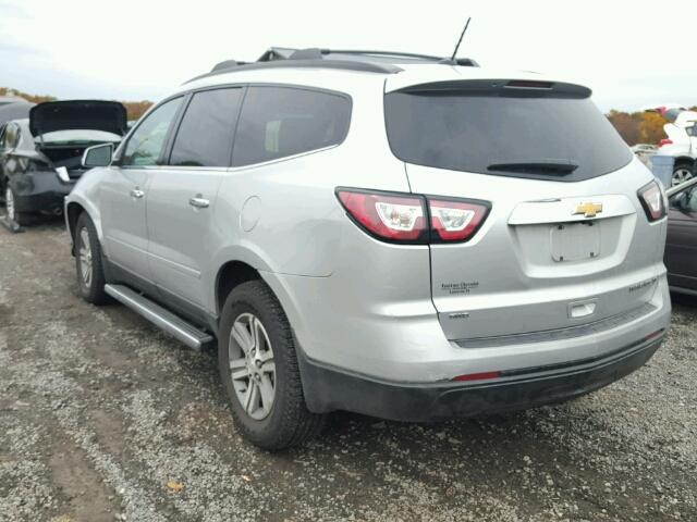 1GNKVHKD3FJ200096 - 2015 CHEVROLET TRAVERSE L SILVER photo 3