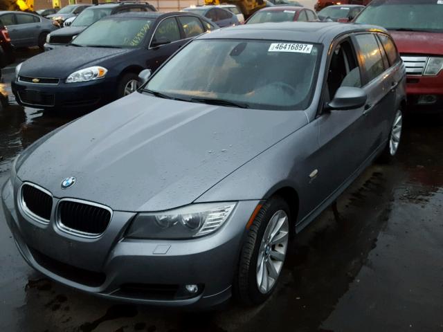 WBAUU3C52BA542841 - 2011 BMW 328 XI GRAY photo 2