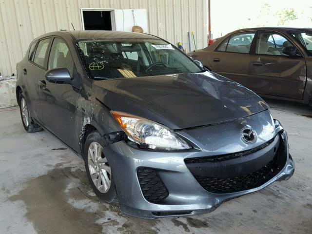 JM1BL1L75C1665327 - 2012 MAZDA 3 I GRAY photo 1