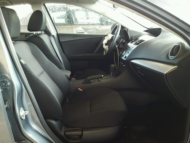 JM1BL1L75C1665327 - 2012 MAZDA 3 I GRAY photo 5