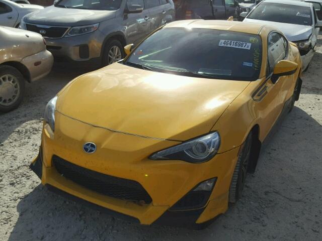 JF1ZNAA18F8706896 - 2015 TOYOTA SCION FR-S ყვითელი ფოტო 2