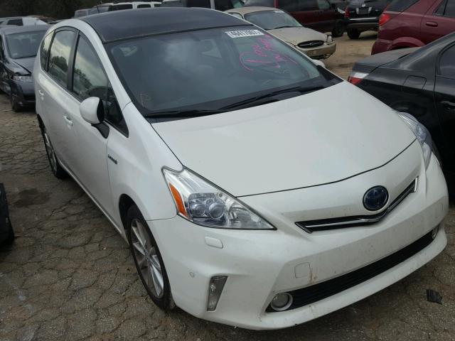 JTDZN3EU2C3039293 - 2012 TOYOTA PRIUS V WHITE photo 1