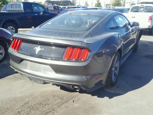 1FA6P8AM9G5299240 - 2016 FORD MUSTANG GRAY photo 4