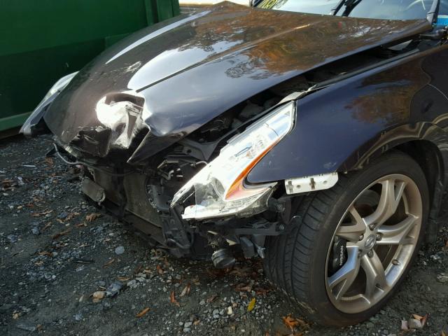 JN1AZ4EH3AM502966 - 2010 NISSAN 370Z BLACK photo 9