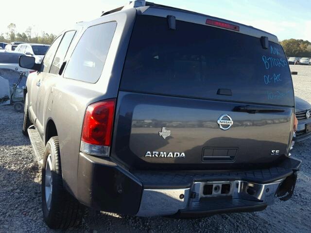 5N1AA08A17N716090 - 2007 NISSAN ARMADA SE GRAY photo 3