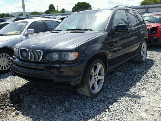 5UXFB93552LN78675 - 2002 BMW X5 4.6IS BLACK photo 2