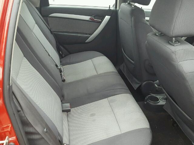 KL1TD6DE1BB133536 - 2011 CHEVROLET AVEO LS RED photo 6