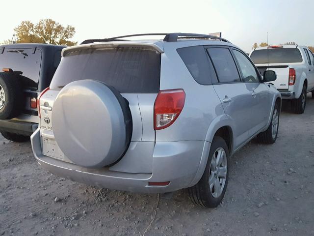 JTMZD32V375044805 - 2007 TOYOTA RAV4 SPORT SILVER photo 4