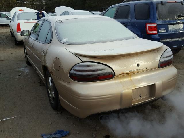 1G2WP52K51F250922 - 2001 PONTIAC GRAND PRIX TAN photo 3