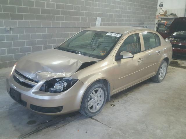 1G1AL55F367673153 - 2006 CHEVROLET COBALT LT GOLD photo 2