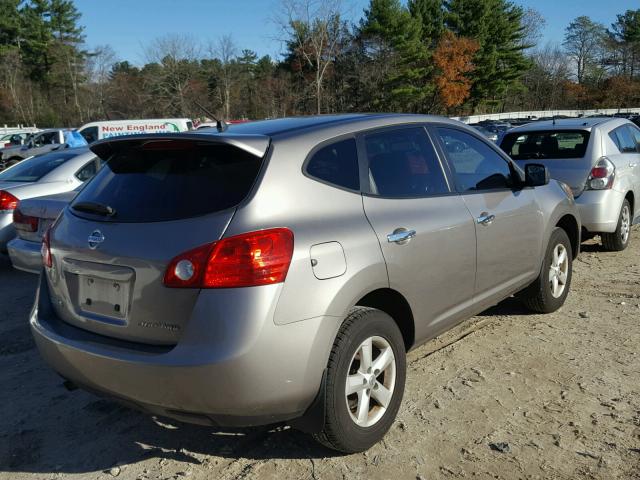 JN8AS5MV4AW141366 - 2010 NISSAN ROGUE S GRAY photo 4