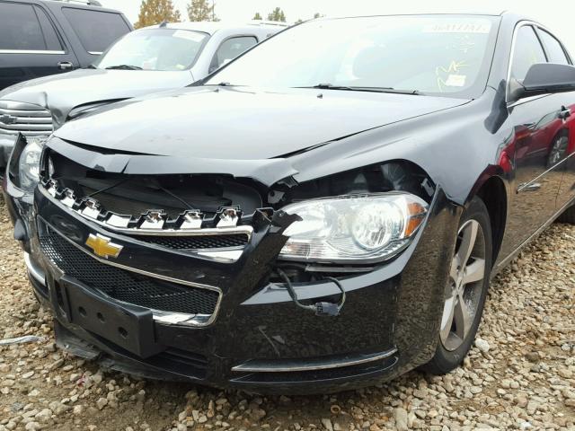 1G1ZC5E14BF325286 - 2011 CHEVROLET MALIBU 1LT BLACK photo 9