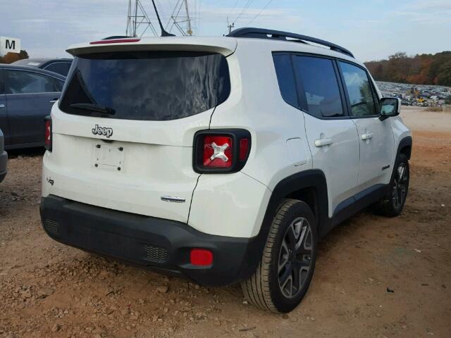 ZACCJABT9GPE16530 - 2016 JEEP RENEGADE L WHITE photo 4