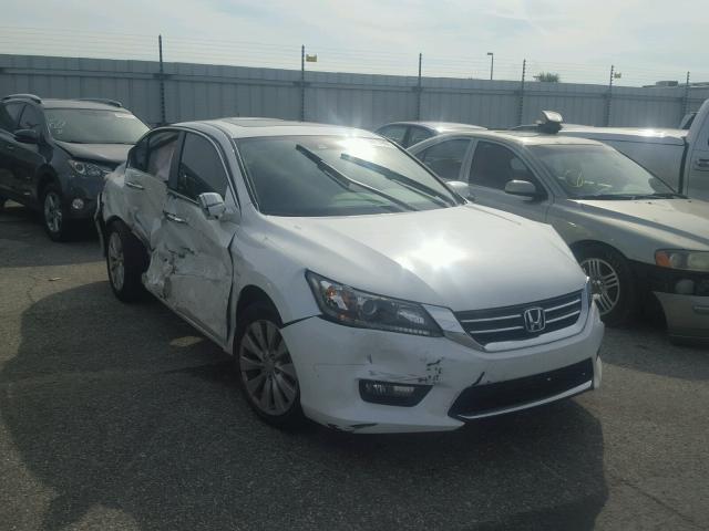 1HGCR2F8XEA148753 - 2014 HONDA ACCORD EXL WHITE photo 1