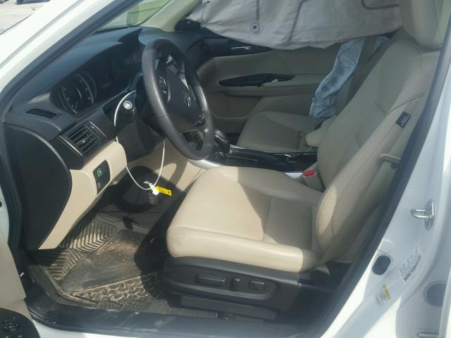 1HGCR2F8XEA148753 - 2014 HONDA ACCORD EXL WHITE photo 5