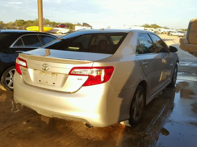 4T1BF1FK7DU272660 - 2013 TOYOTA CAMRY L SILVER photo 4