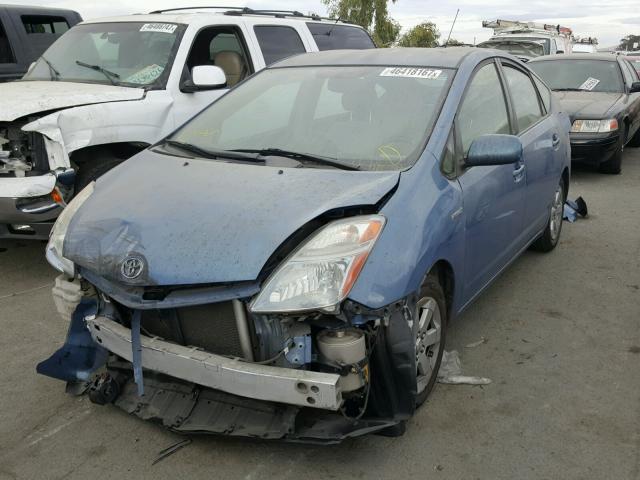 JTDKB20U677085929 - 2007 TOYOTA PRIUS BLUE photo 2