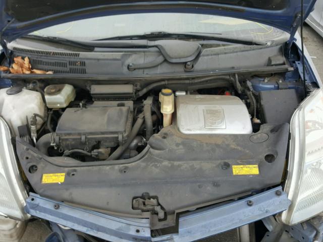 JTDKB20U677085929 - 2007 TOYOTA PRIUS 蓝色 照片 7