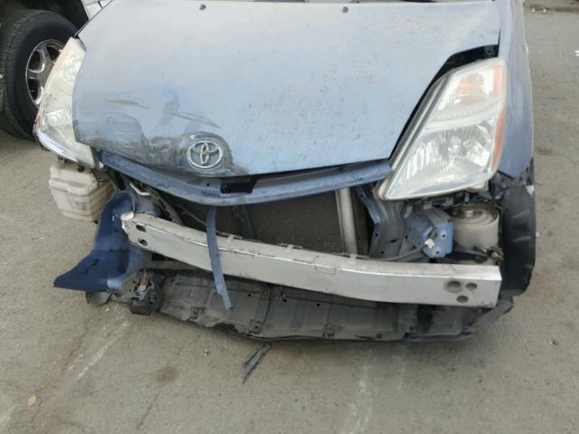 JTDKB20U677085929 - 2007 TOYOTA PRIUS BLUE photo 9