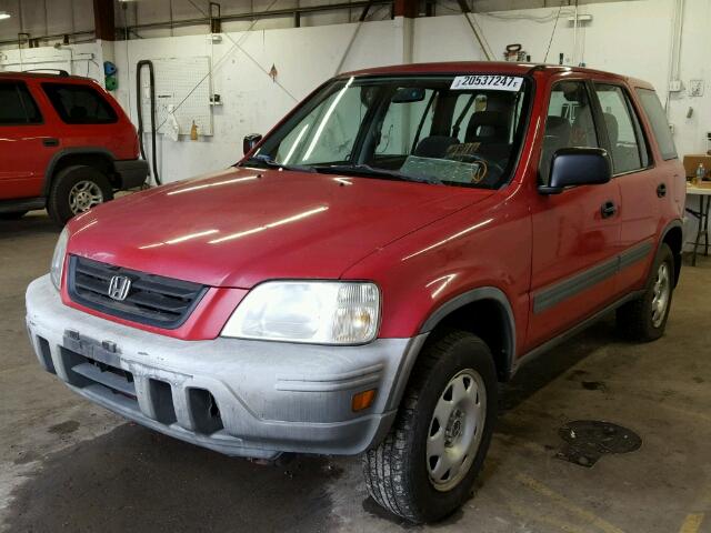 JHLRD1846XC037980 - 1999 HONDA CR-V RED photo 2