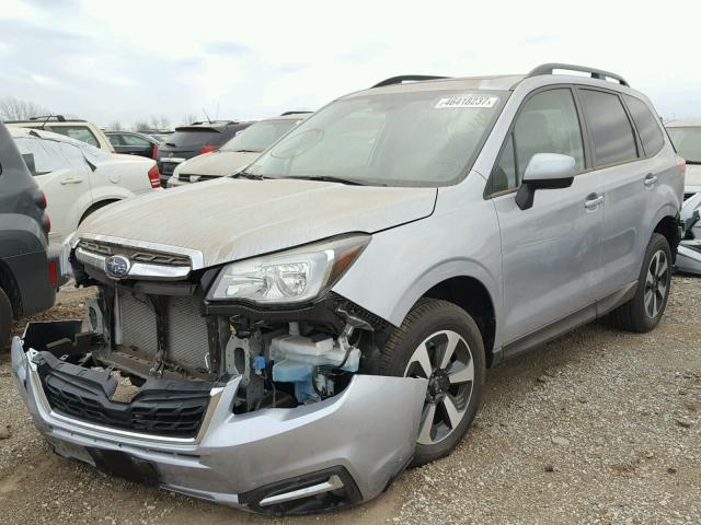 JF2SJAGC8HH576106 - 2017 SUBARU FORESTER 2 SILVER photo 2