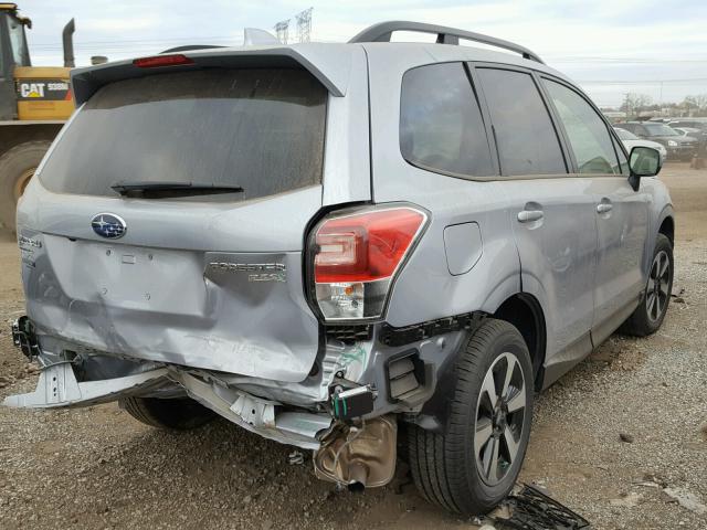 JF2SJAGC8HH576106 - 2017 SUBARU FORESTER 2 SILVER photo 4