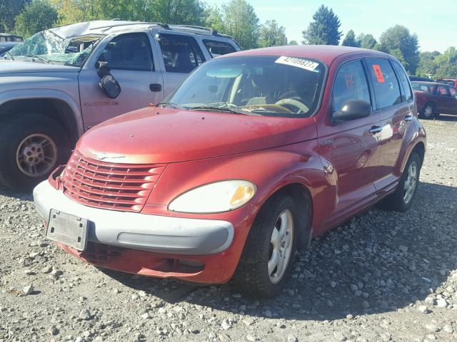 3C4FY58B32T218932 - 2002 CHRYSLER PT CRUISER RED photo 2