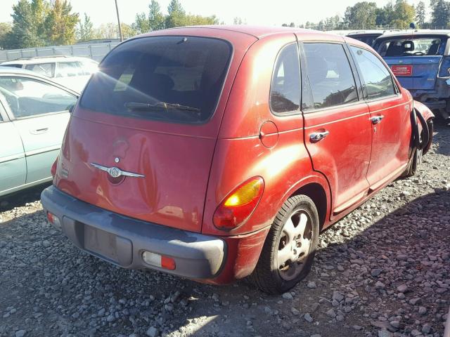 3C4FY58B32T218932 - 2002 CHRYSLER PT CRUISER RED photo 4