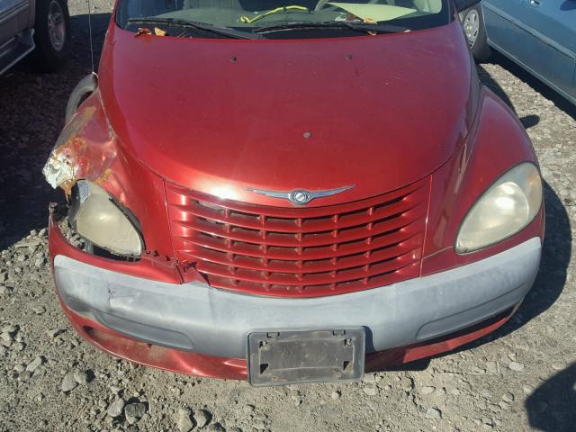 3C4FY58B32T218932 - 2002 CHRYSLER PT CRUISER RED photo 7