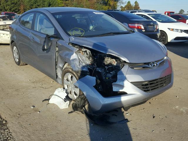 5NPDH4AE8GH752876 - 2016 HYUNDAI ELANTRA SE GRAY photo 1