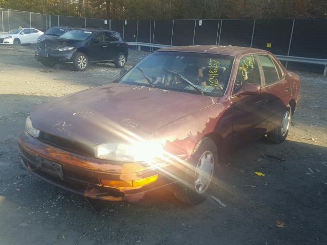 4T1SK12E3NU079371 - 1992 TOYOTA CAMRY LE RED photo 2