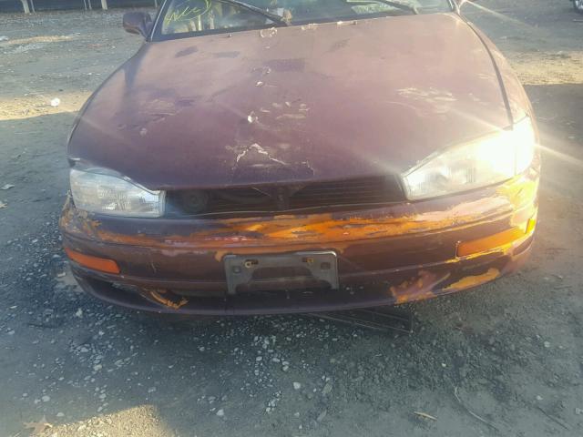 4T1SK12E3NU079371 - 1992 TOYOTA CAMRY LE RED photo 7