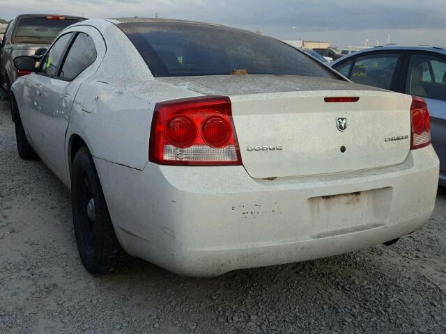 2B3LA43V89H597403 - 2009 DODGE CHARGER WHITE photo 3