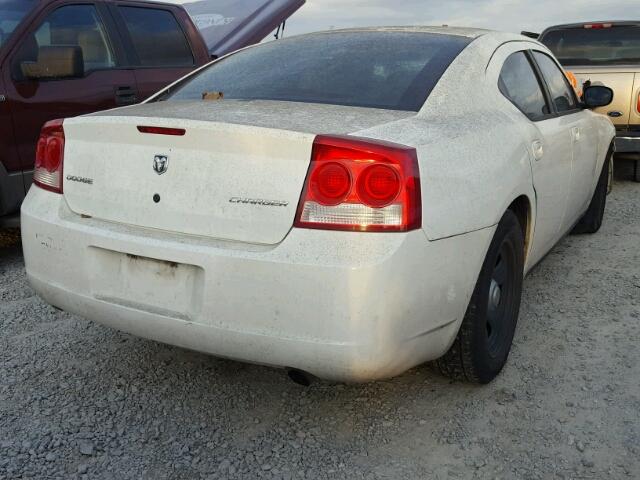 2B3LA43V89H597403 - 2009 DODGE CHARGER WHITE photo 4