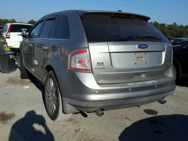 2FMDK49CX8BB43060 - 2008 FORD EDGE LIMIT SILVER photo 3