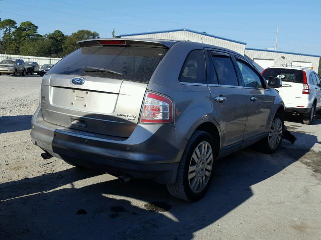 2FMDK49CX8BB43060 - 2008 FORD EDGE LIMIT SILVER photo 4