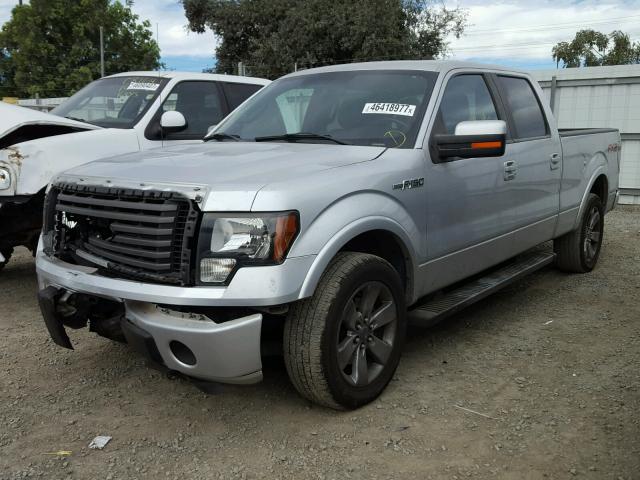 1FTFW1CFXCFC09715 - 2012 FORD F150 SUPER SILVER photo 2