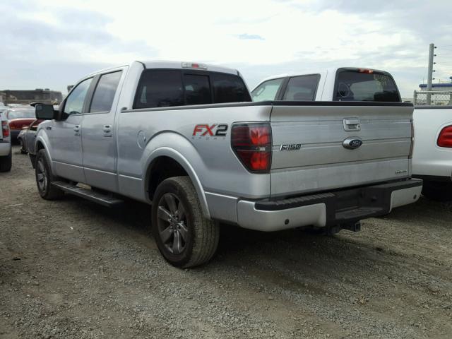 1FTFW1CFXCFC09715 - 2012 FORD F150 SUPER SILVER photo 3