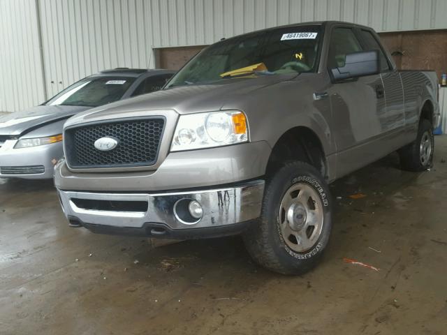 1FTPX14V16NB13649 - 2006 FORD F150 TAN photo 2