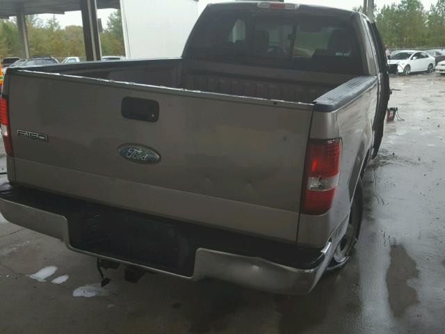 1FTPX14V16NB13649 - 2006 FORD F150 TAN photo 4