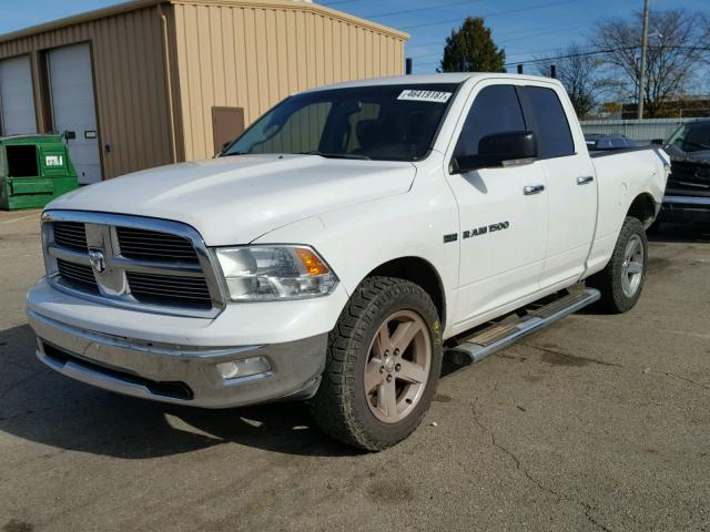 1D7RV1GT9BS558229 - 2011 DODGE RAM 1500 WHITE photo 2