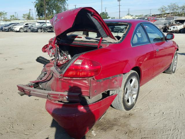 19UYA42651A013865 - 2001 ACURA 3.2CL TYPE RED photo 4