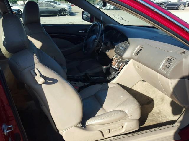 19UYA42651A013865 - 2001 ACURA 3.2CL TYPE RED photo 5