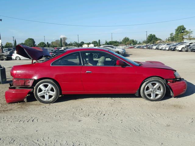 19UYA42651A013865 - 2001 ACURA 3.2CL TYPE RED photo 9