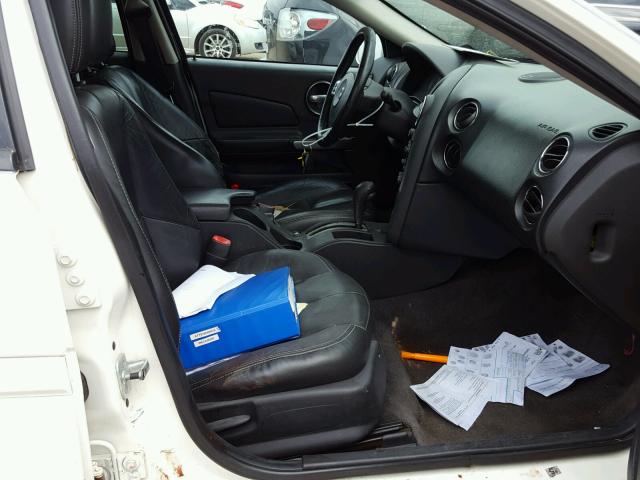2G2WR554761308549 - 2006 PONTIAC GRAND PRIX Ақ фото 5