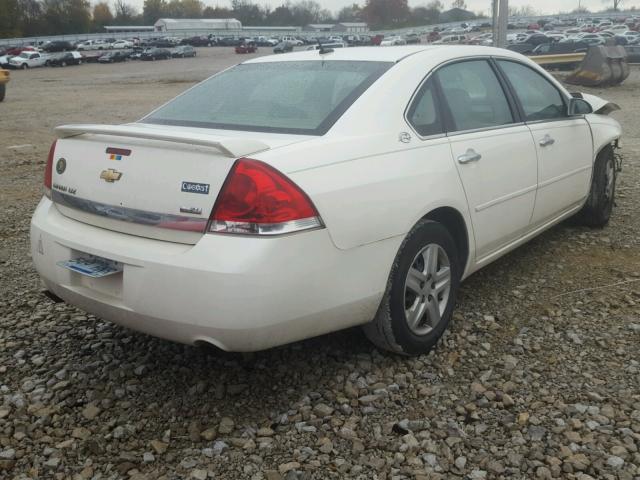 2G1WU583189280418 - 2008 CHEVROLET IMPALA LTZ WHITE photo 4