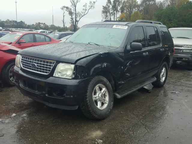 1FMZU63K94UA45640 - 2004 FORD EXPLORER BLACK photo 2