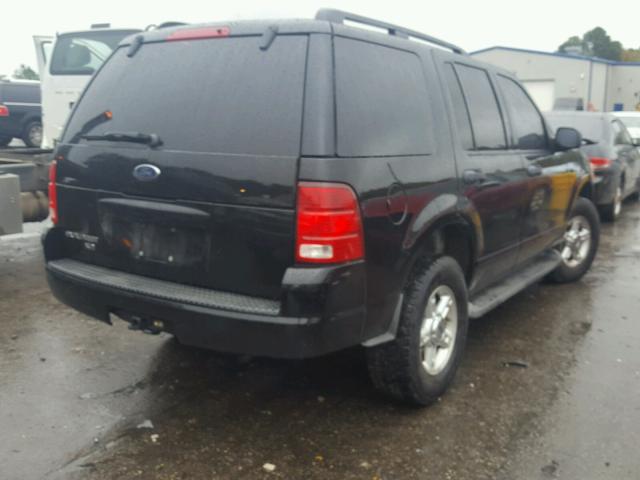 1FMZU63K94UA45640 - 2004 FORD EXPLORER BLACK photo 4